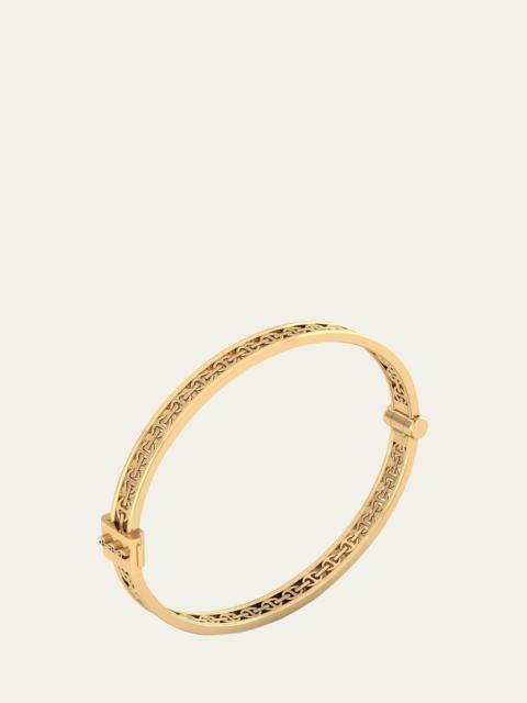 HOORSENBUHS® 18K Yellow Gold Tri-Link Chassis Bracelet