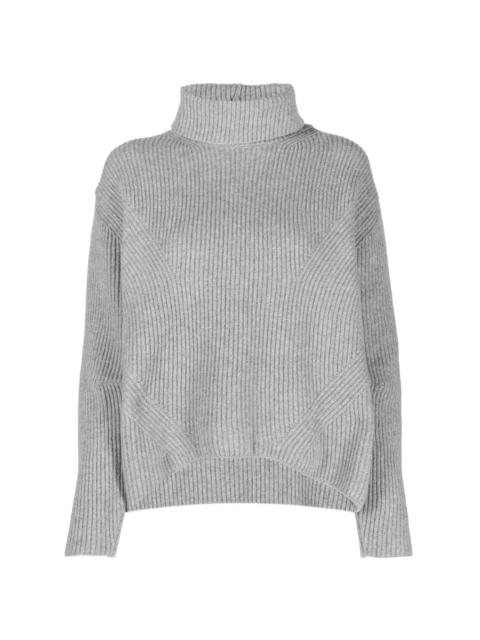 PINKO roll-neck ribbed jumper