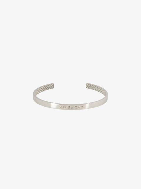 Givenchy GIVENCHY CUFF BRACELET IN SILVER METAL