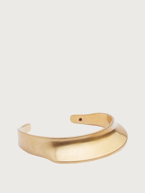FERRAGAMO ASYMMETRICAL SCULPTURAL BRACELET - M
