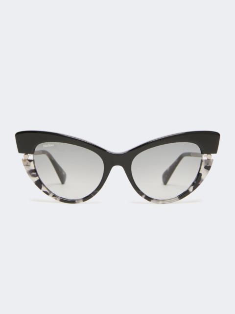 Max Mara ESEDRA Acetate cat-eye glasses - BLACK
