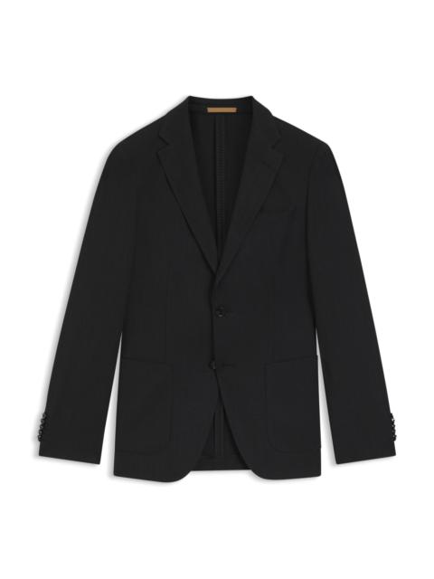 BOSS SLIM-FIT JACKET IN VIRGIN WOOL AND SILK