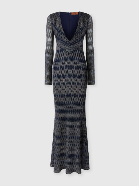 Missoni 3D Diamond Mixed Viscose Gown