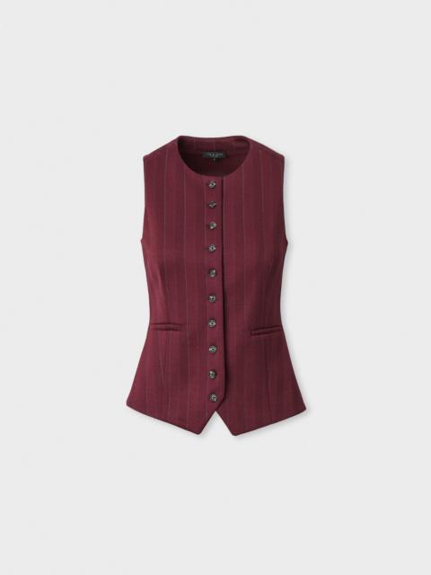 rag & bone Irina Refine Knit Jacquard Vest