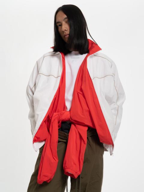Y/Project White and Red Layered Track Jacket