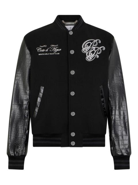 PHILIPP PLEIN black bomber jacket