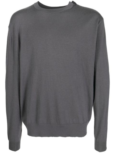 crew-neck cashmere jumper