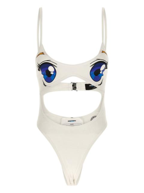 DSQUARED2 x Better print cutout bodysuit