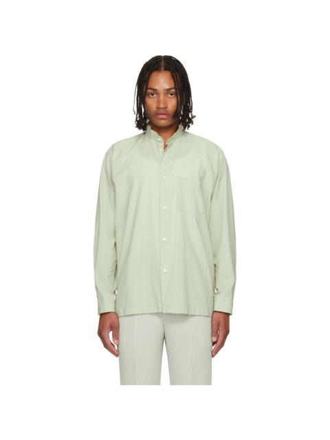ISSEY MIYAKE Green Streamline Shirt