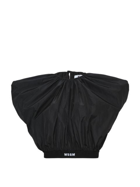 MSGM Taffeta Top