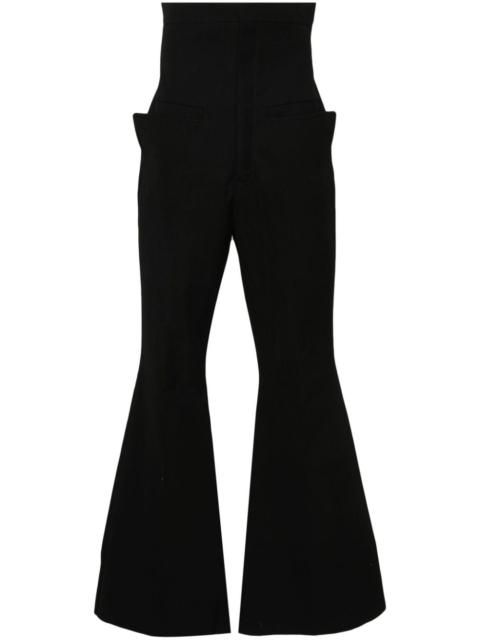 Rick Owens canvas straight-leg trousers