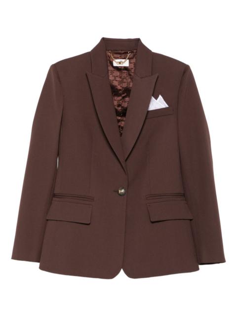 ELISABETTA FRANCHI single-button pocket jacket