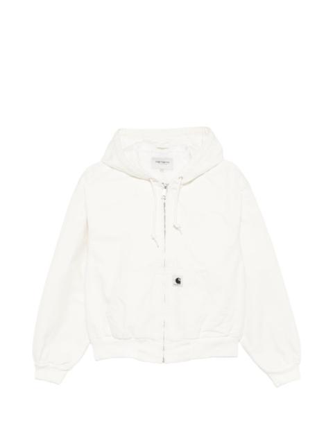Carhartt WIP logo-patch hooded jacket