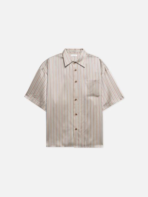 John Elliott BRUSHED SILK BUTTON UP