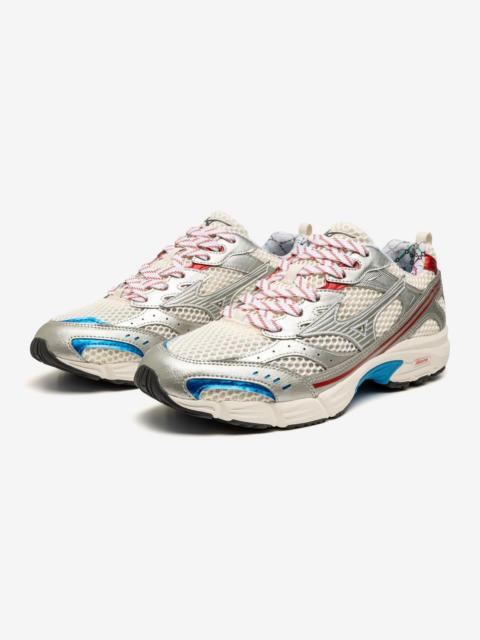 Mizuno MXR Sportstyle Sneaker, Pristine/High Risk Red