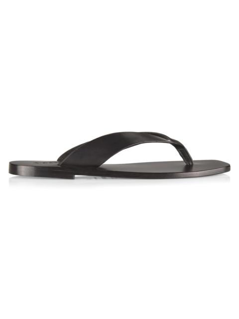 A.EMERY A. Emery Women's Kinto Leather Flip-Flops - Black