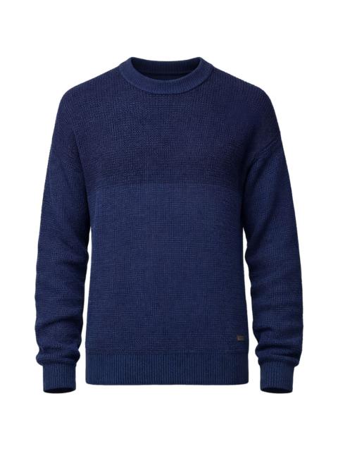 BOSS panelled crew-neck sweater