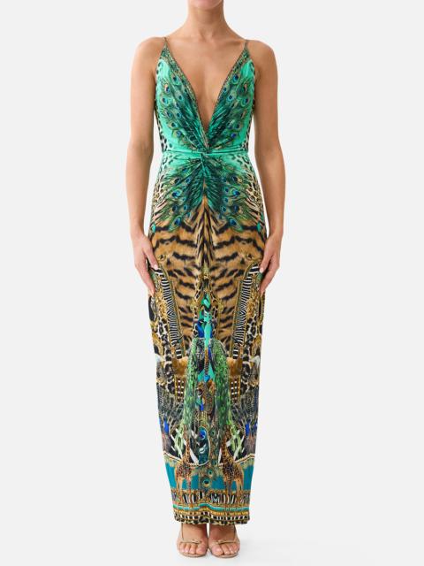 CAMILLA Twist Front Strappy Dress