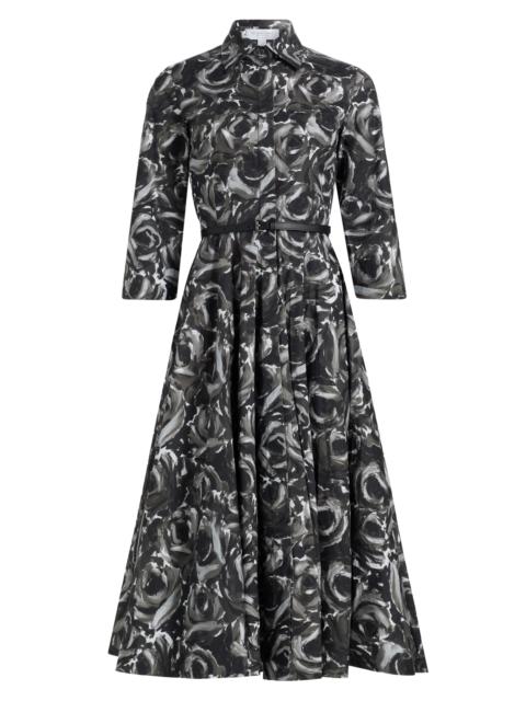 alemais pam tiered midi dress ALEMAIS Pam Tiered Dress | Green