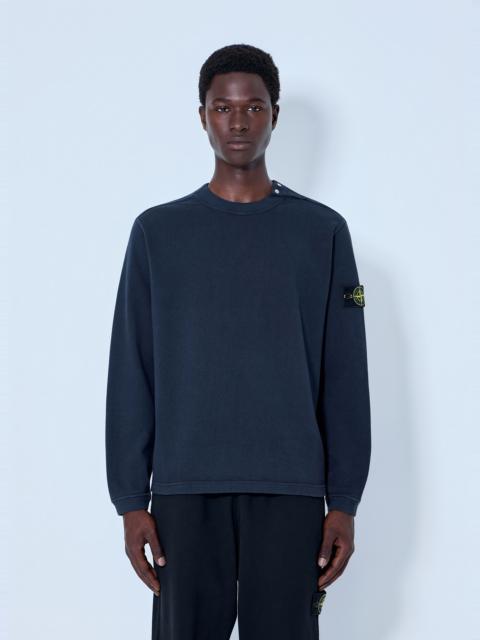 Stone Island Crewneck Sweatshirt with Sleeve Logo Patch