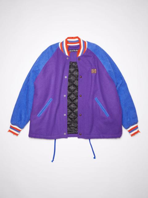 Acne Studios Bomber jacket - Purple/sapphire blue