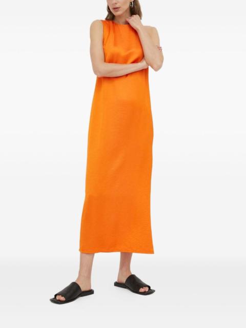 SAMSØE SAMSØE side-slit sleeveless midi dress