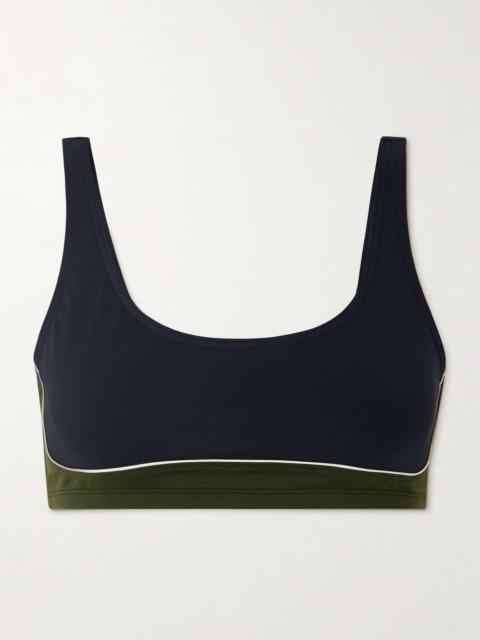 Finale color-block bikini top