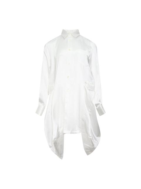 Comme des Garçons Comme des Garçons Satin Rounded Collar Blouse