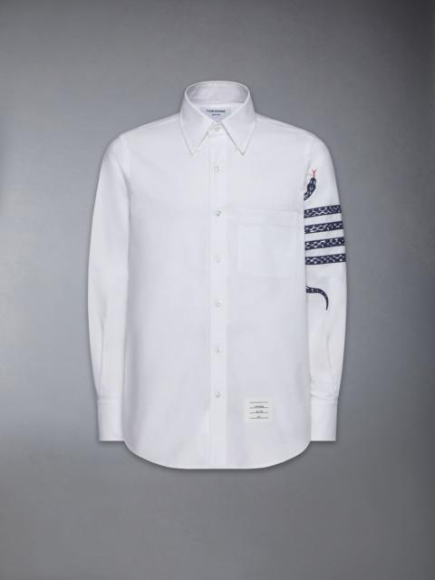 Thom Browne LUNAR NEW YEAR STRAIGHT FIT DENIM SHIRT