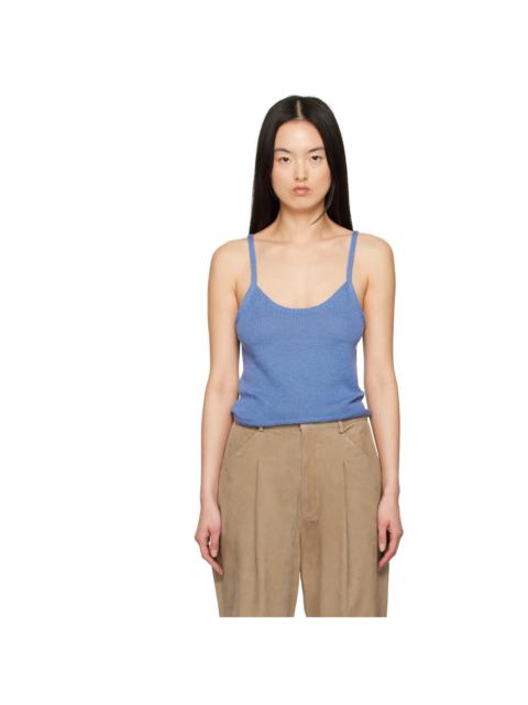 The Elder Statesman Blue Nora Lite Camisole