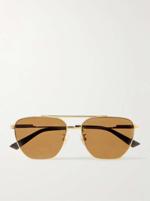 Aviator-Style Metal Sunglasses