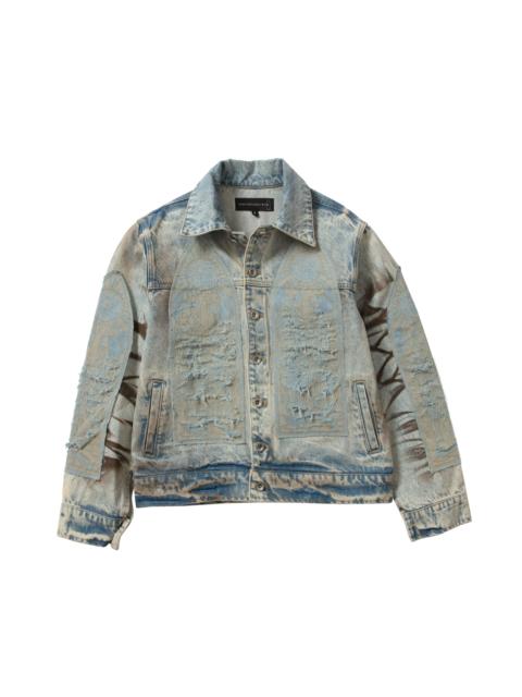 WHO DECIDES WAR MECHANIC SIGNATURE TRUCKER JACKET