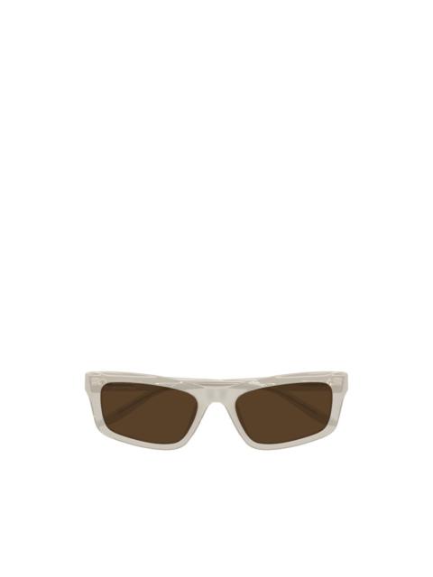 BALENCIAGA rectangle-frame sunglasses