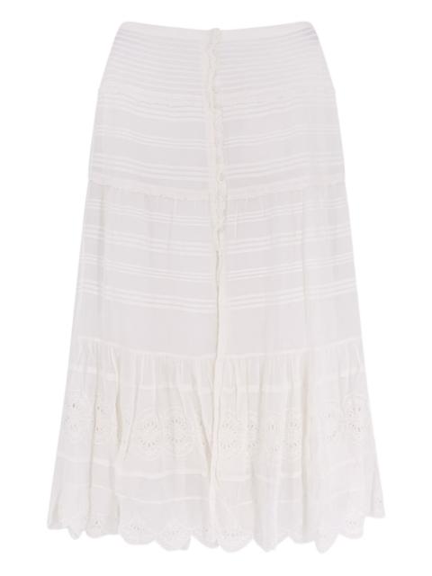 Isabel Marant Étoile Paoline embroidered midi skirt