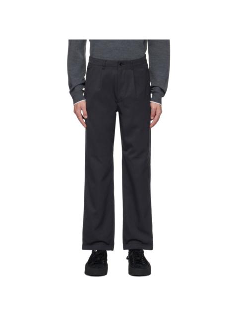 Nanamica Gray Pleated Trousers