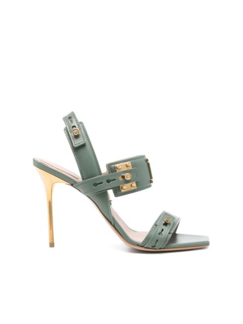Balmain 100mm B-logo sandals