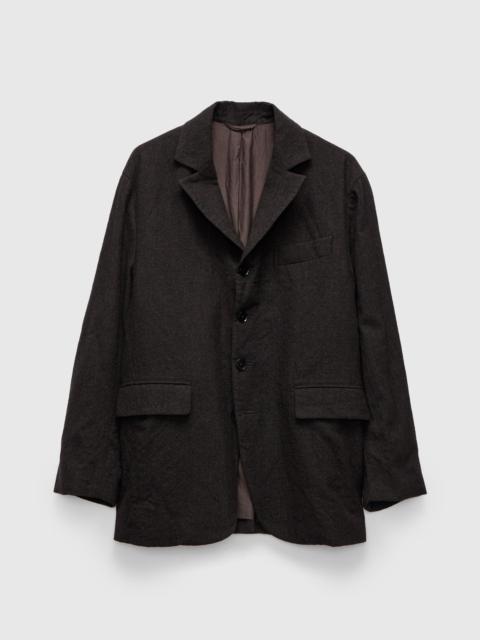 KAPTAIN SUNSHINE Wool Serge 4B Jacket in Top Brown