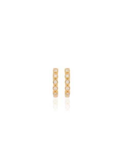 EF Collection 14K Gold Diamond Earrings gold