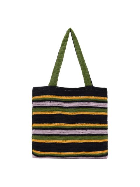 Black Harbor Stripe Tote