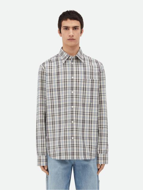 Bottega Veneta Checked Cotton Shirt