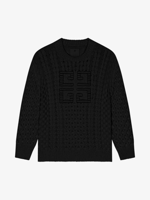 4G CABLE-KNIT SWEATER
