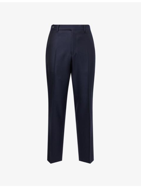 CORNELIANI Straight-Leg Wool Trousers