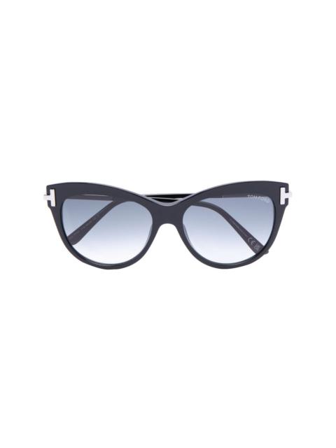 TOM FORD cat-eye frame logo sunglasses
