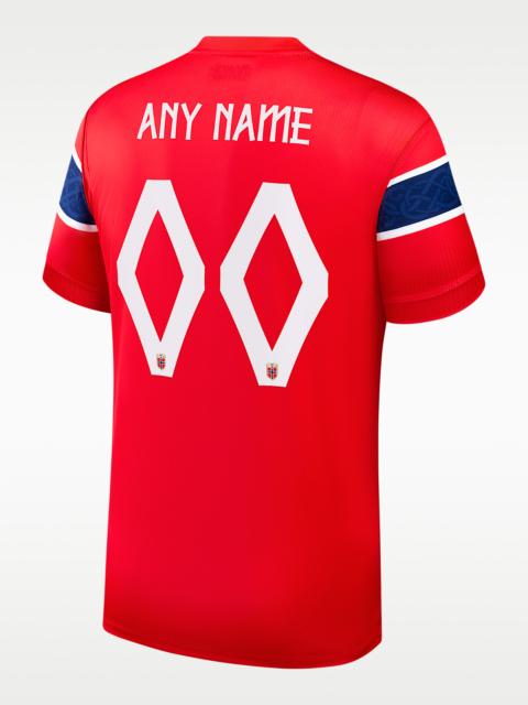Nike Norway 2026 Stadium Home Men's Nike Dri-FIT Soccer Replica Custom Jersey By You