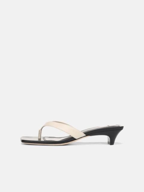 Vince San Juan Leather Heeled Thong Sandal