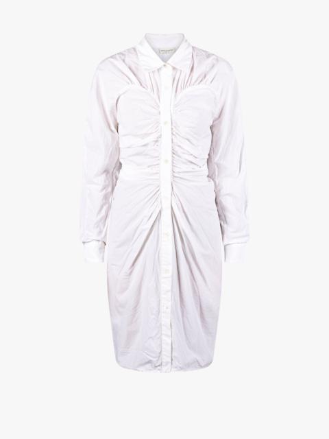 GATHERED SHIRT DRESS