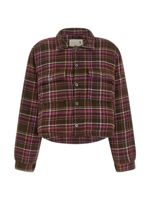R13 Padded Crop Overshirt