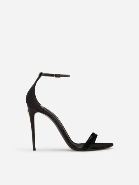 Dolce & Gabbana Polished calfskin sandals