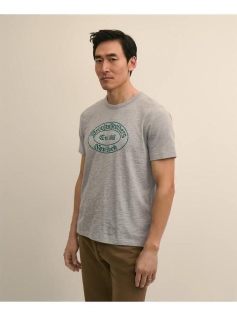 Brooks Brothers Cotton Slub Knit Brooks Brothers Graphic T-Shirt