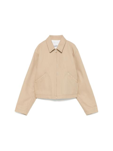 Sandro cropped shirt jacket